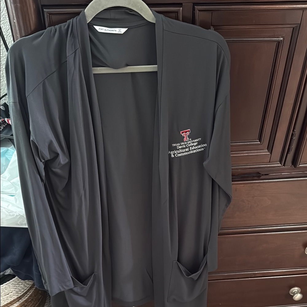 Texas Tech Gray Women's Cardigan